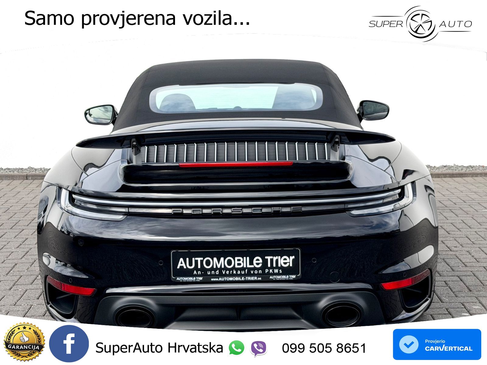 Porsche 911 Turbo S Cabriolet 3.8 (650 KS) PDK ZRAČNI+ACC+GR SJED+KAM