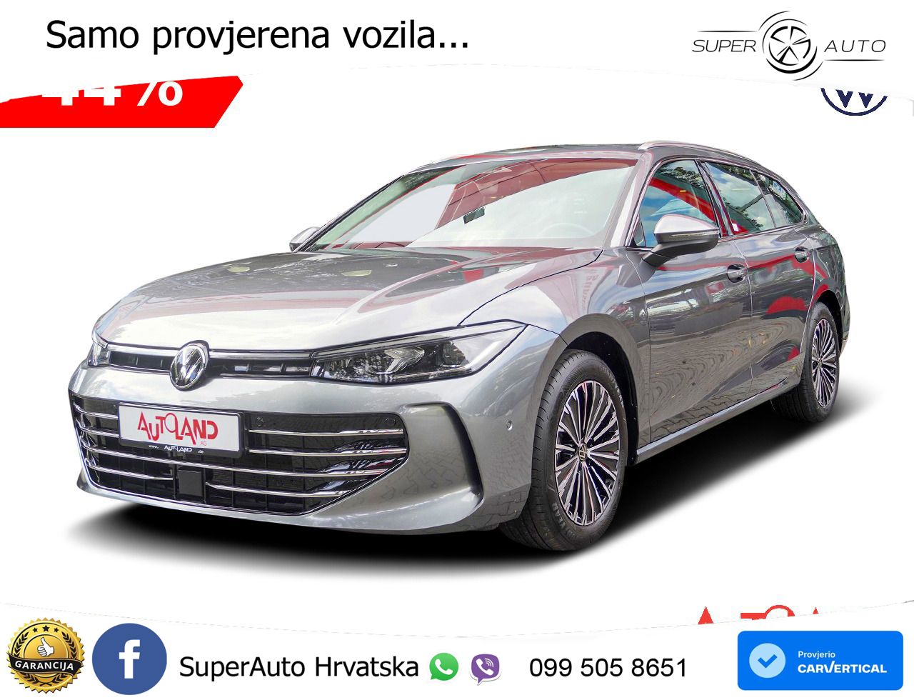 Volkswagen Passat Variant 1.5 eTSI (150 KS) DSG LED+GR SJED+ACC