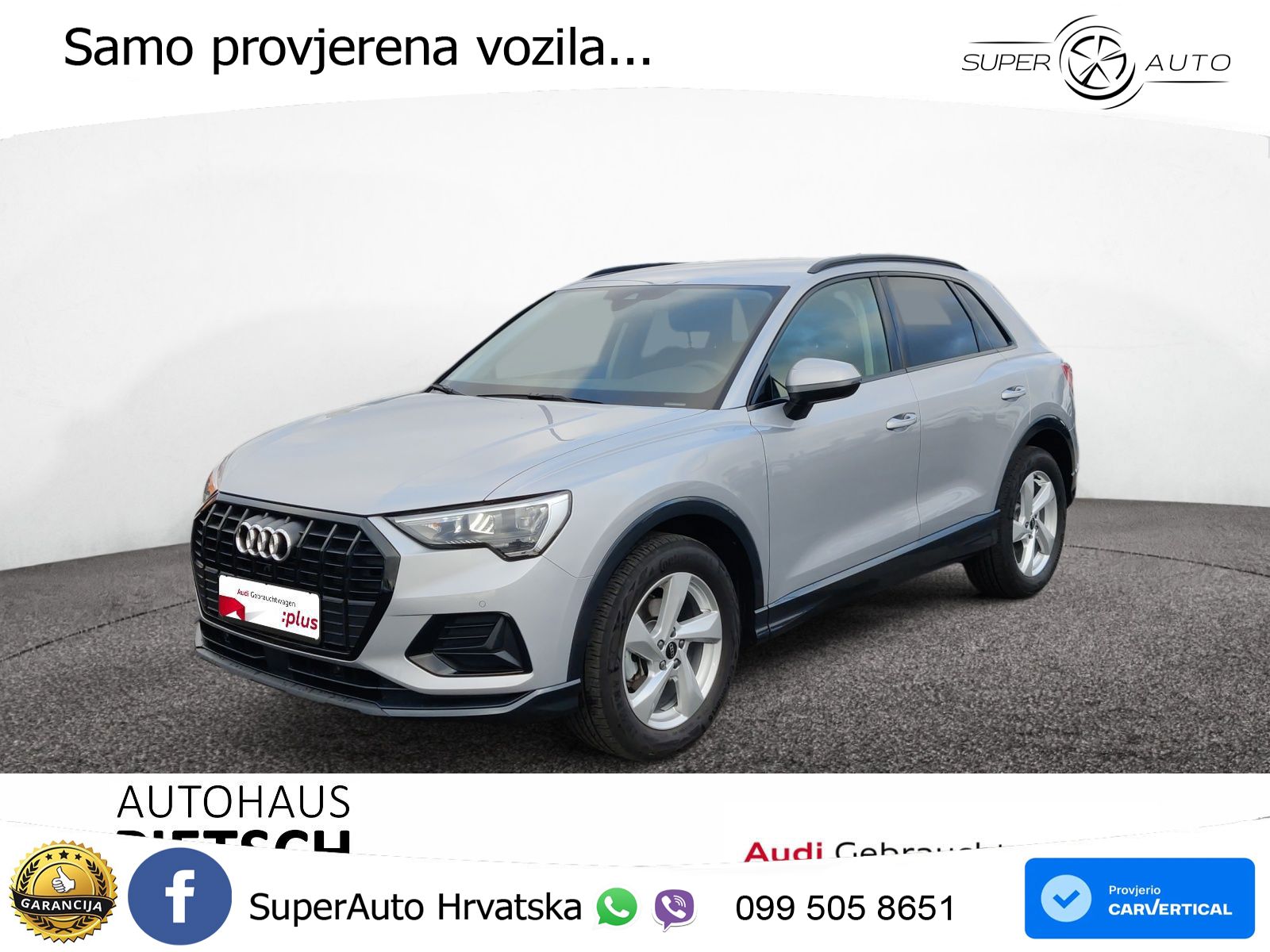 Audi Q3 35 TFSI (150 KS) S tronic advanced LED+GR SJED+ACC