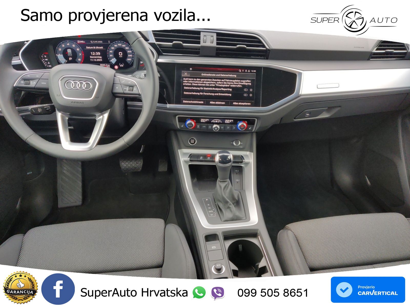 Audi Q3 35 TFSI (150 KS) S tronic advanced LED+GR SJED+ACC