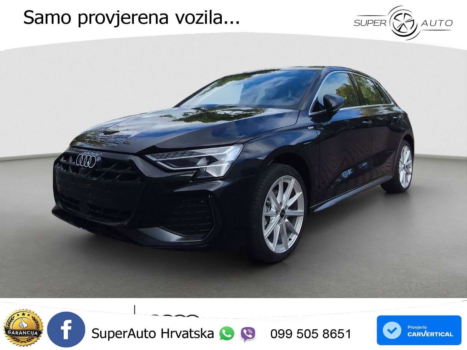 Audi A3 35 TFSI (150 KS) S line LED+GR SJED+ACC