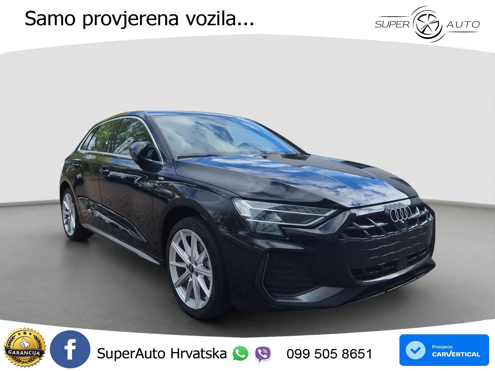 Audi A3 35 TFSI (150 KS) S line LED+GR SJED+ACC