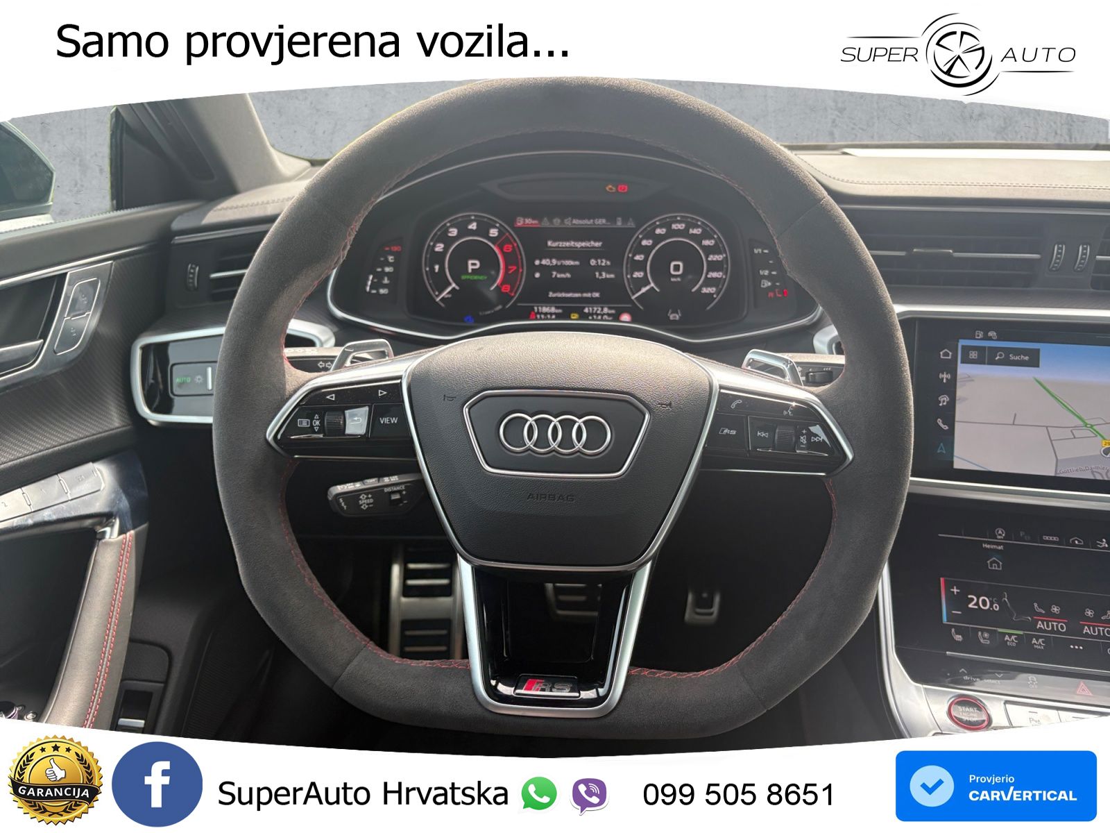 Audi RS7 4.0 TFSI V8 (600 KS) quattro tiptronic MATRIX+GR SJED+KAM