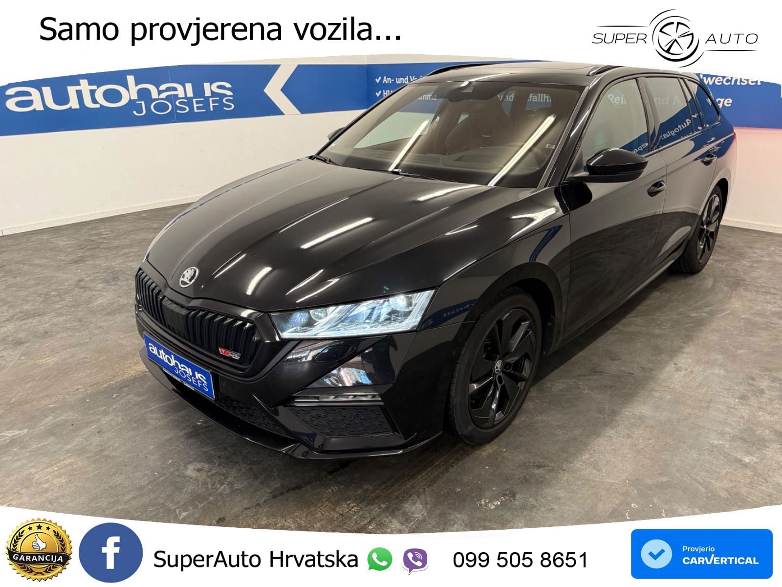 Škoda Octavia Combi RS 2.0 TDI (200 KS) DSG LED+GR SJED+ACC