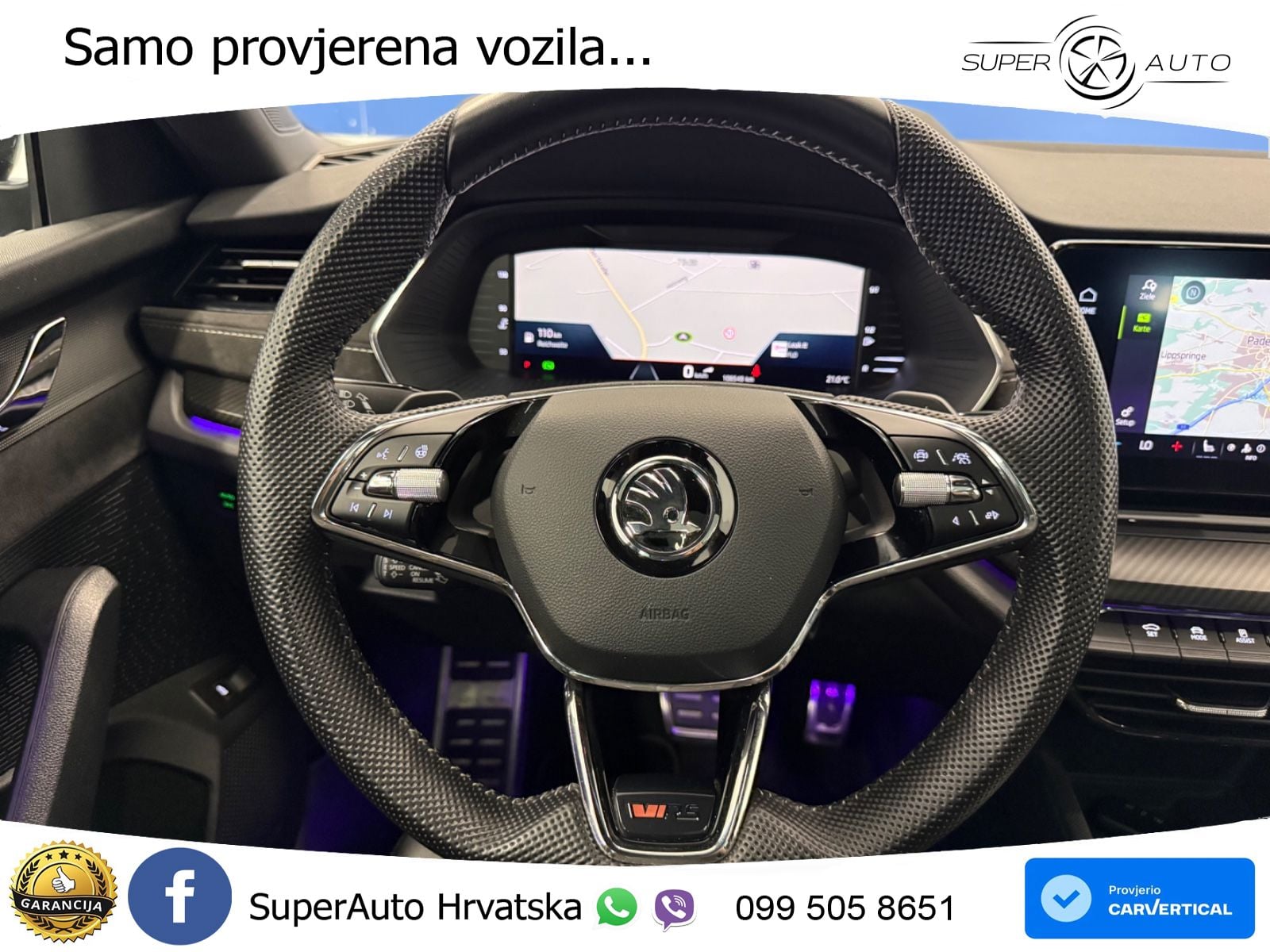 Škoda Octavia Combi RS 2.0 TDI (200 KS) DSG LED+GR SJED+ACC