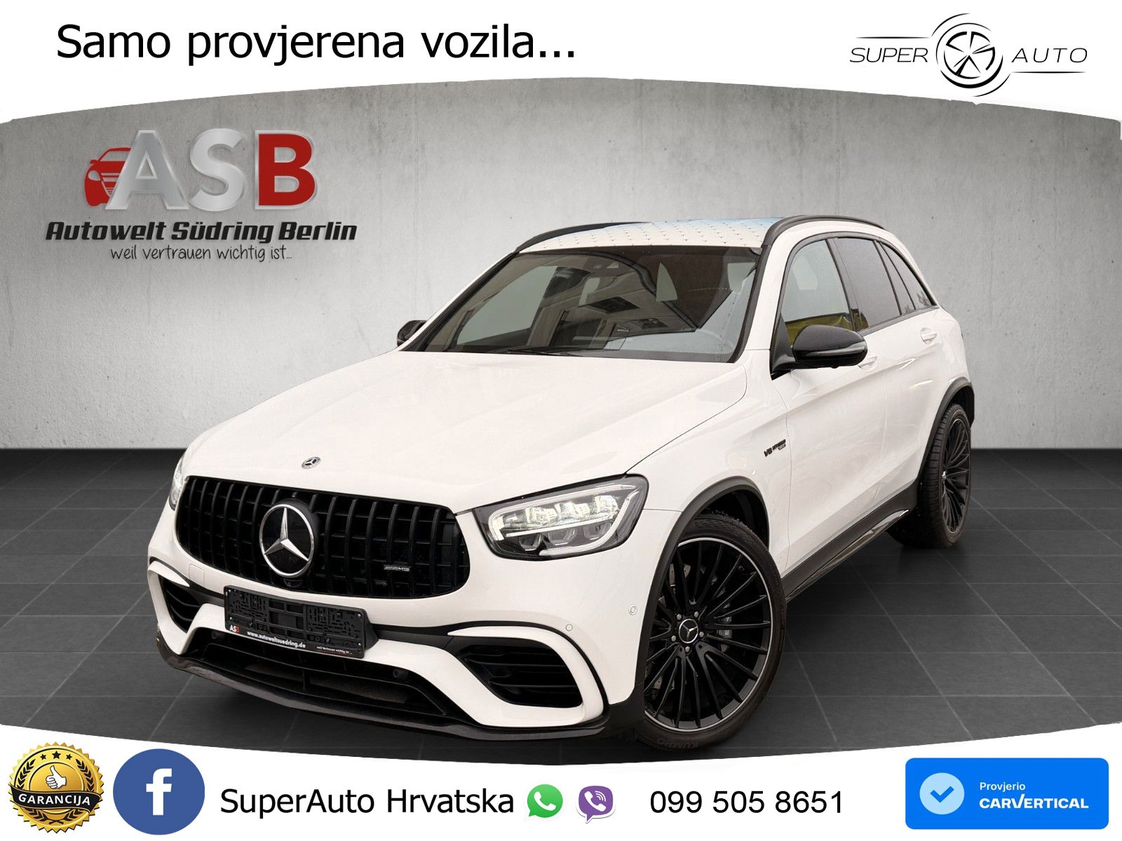 Mercedes AMG GLC 63 V8 (476 KS) 4MATIC+ MCT