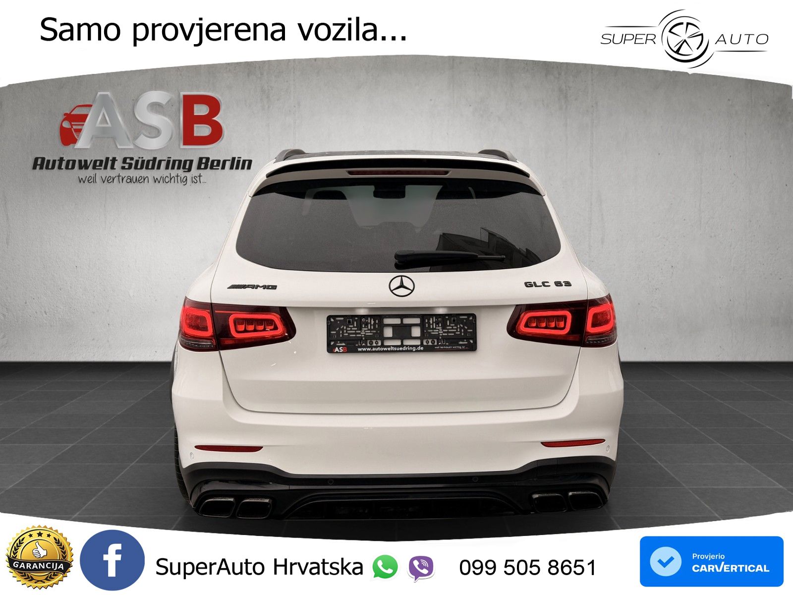 Mercedes AMG GLC 63 V8 (476 KS) 4MATIC+ MCT