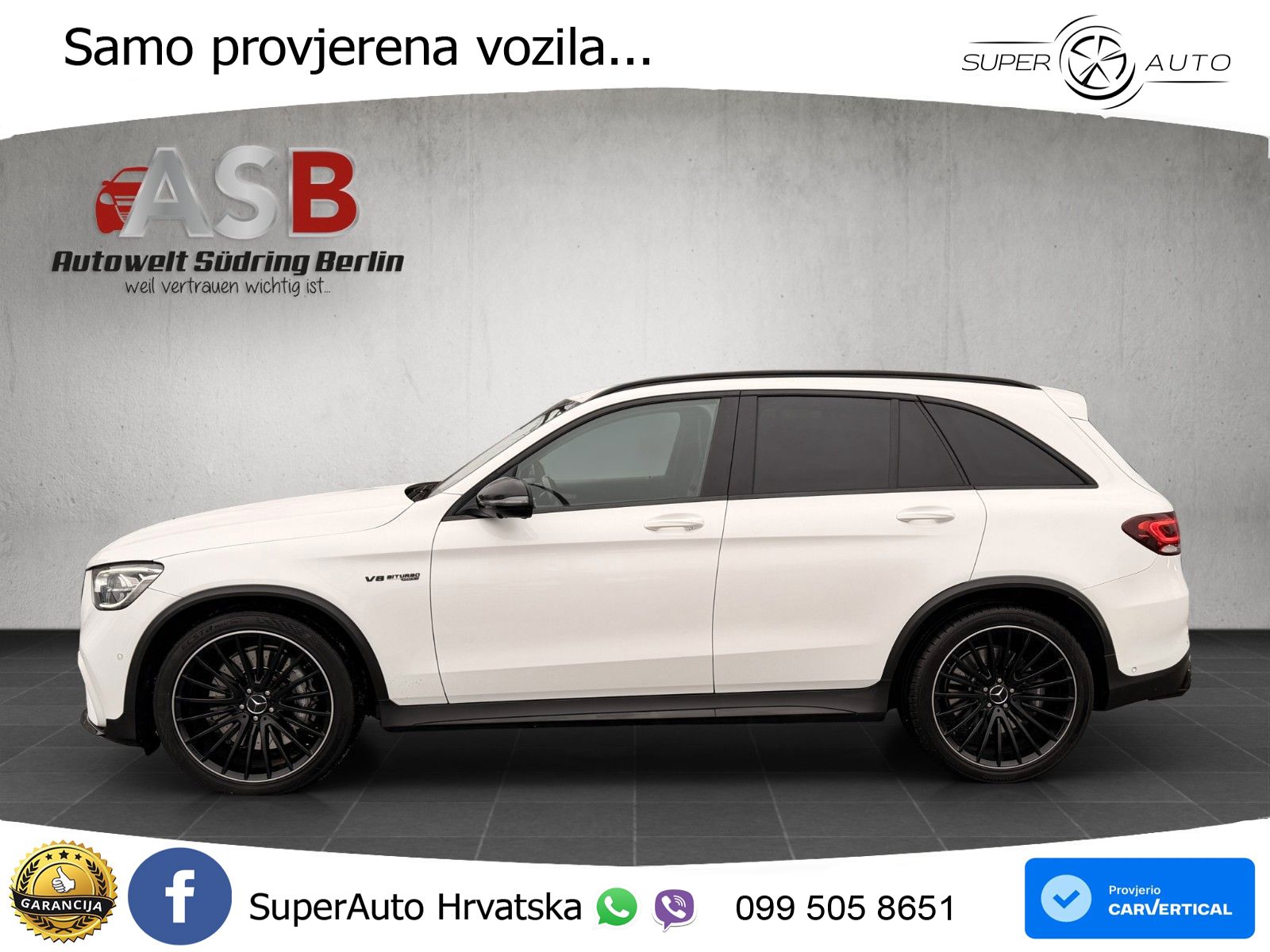 Mercedes AMG GLC 63 V8 (476 KS) 4MATIC+ MCT