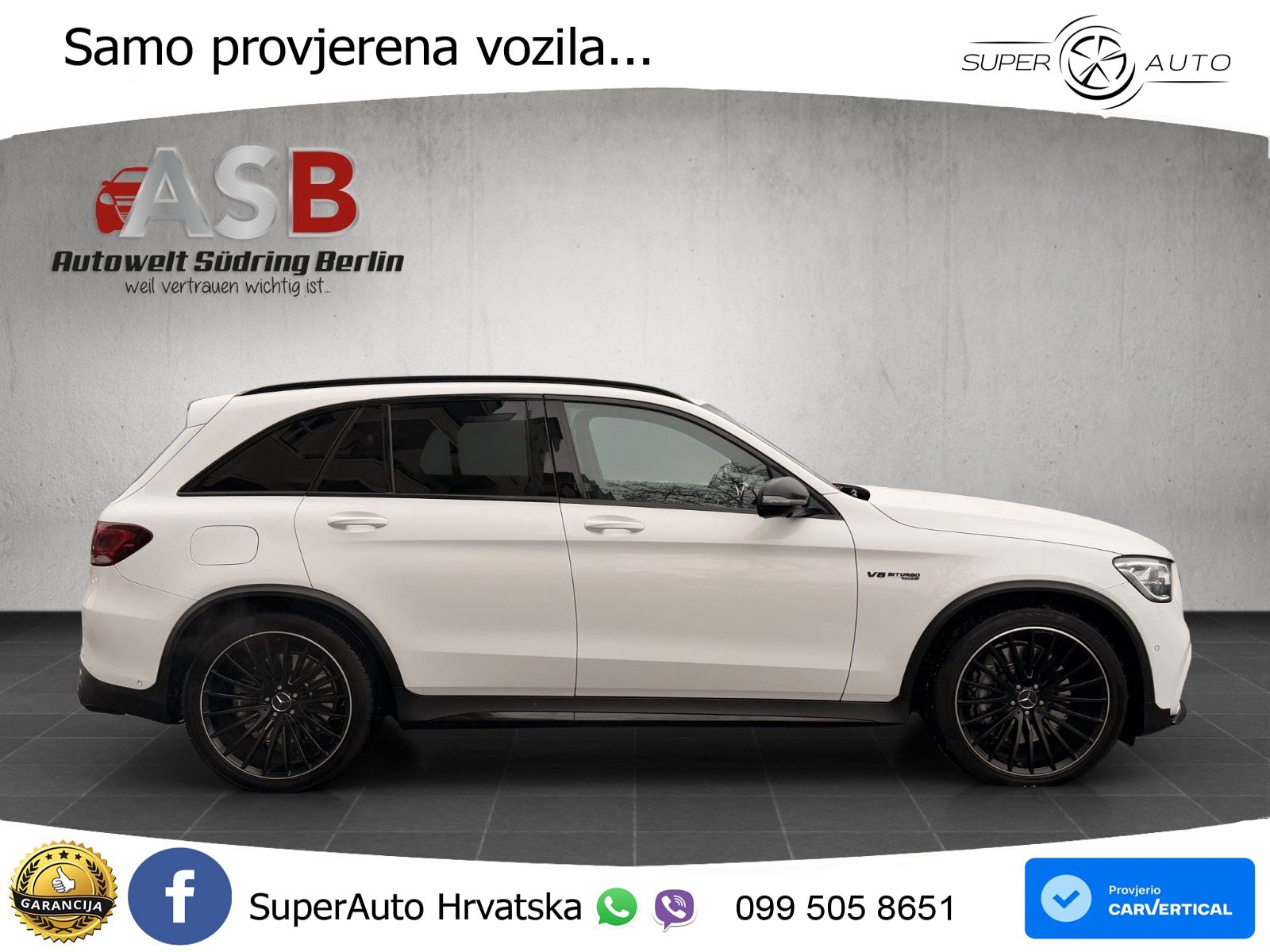 Mercedes AMG GLC 63 V8 (476 KS) 4MATIC+ MCT