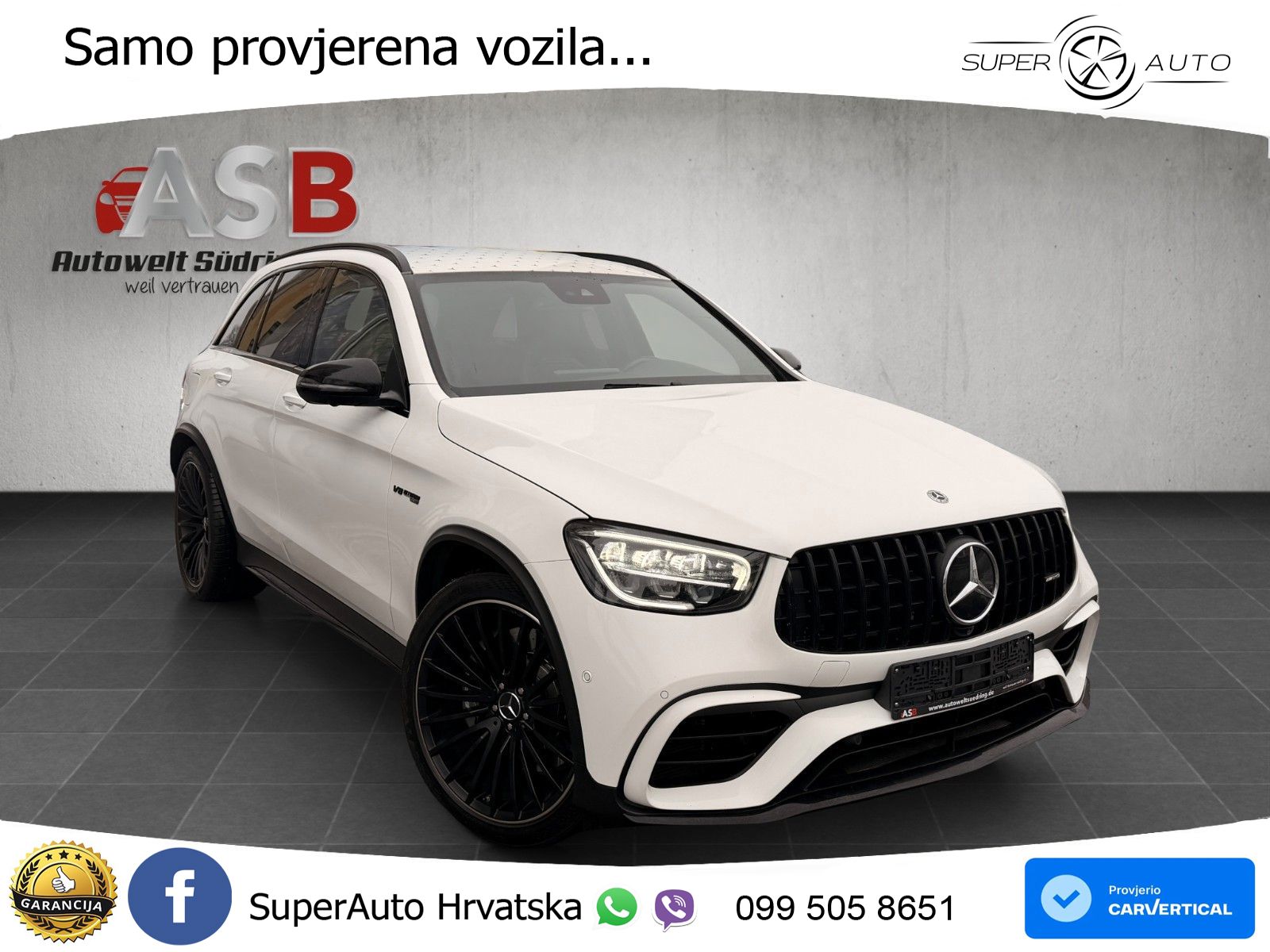 Mercedes AMG GLC 63 V8 (476 KS) 4MATIC+ MCT