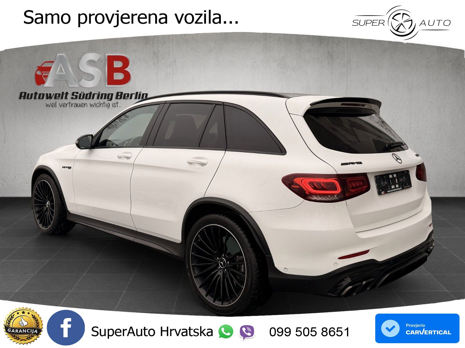 Mercedes AMG GLC 63 V8 (476 KS) 4MATIC+ MCT