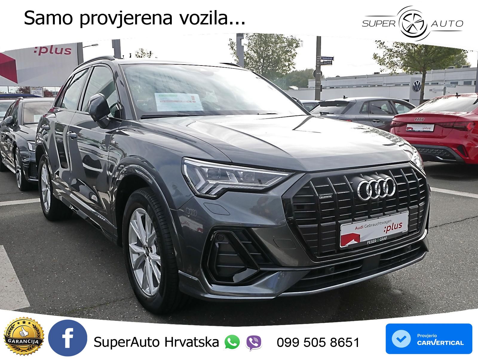 Audi Q3 45 TFSI (245 KS) quattro S tronic 2x S line LED+GR SJED+ACC