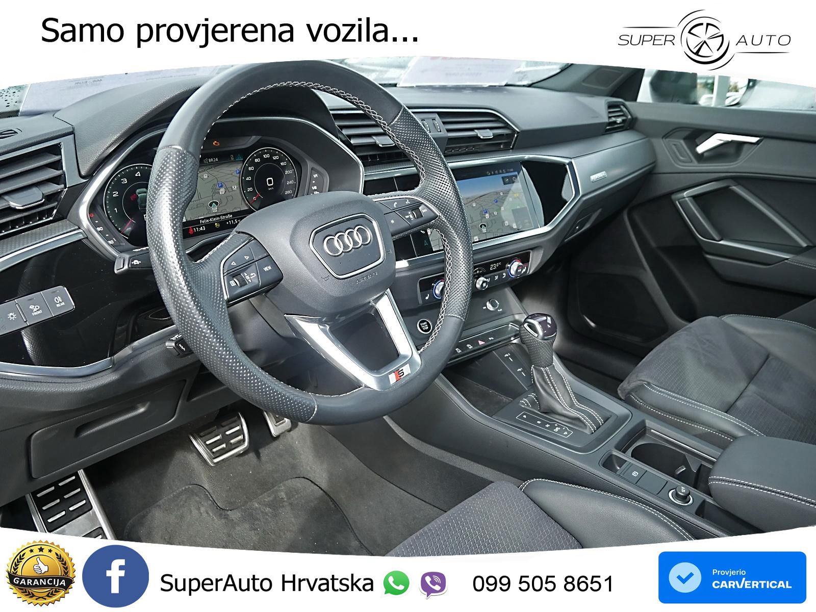 Audi Q3 45 TFSI (245 KS) quattro S tronic 2x S line LED+GR SJED+ACC