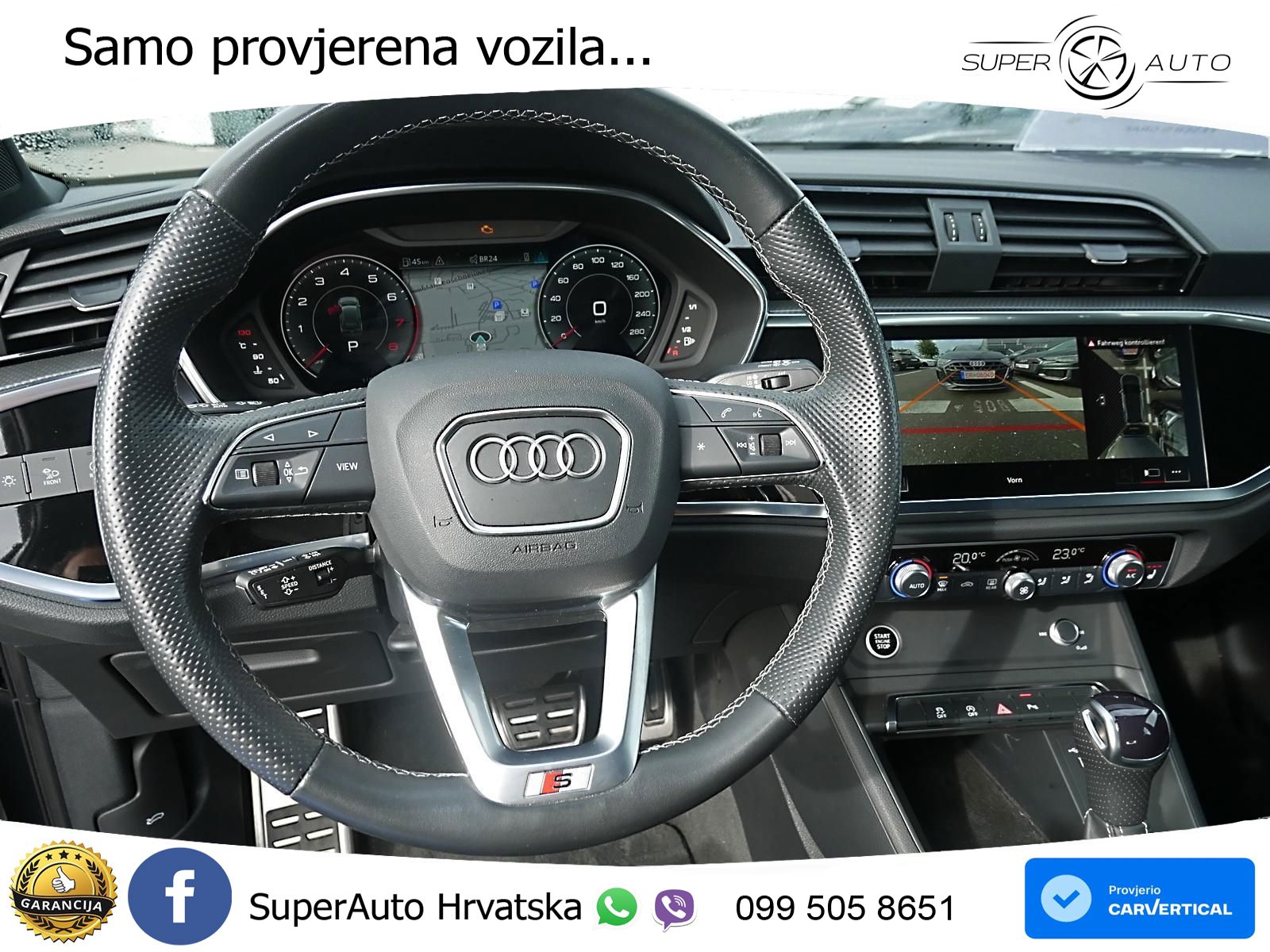Audi Q3 45 TFSI (245 KS) quattro S tronic 2x S line LED+GR SJED+ACC
