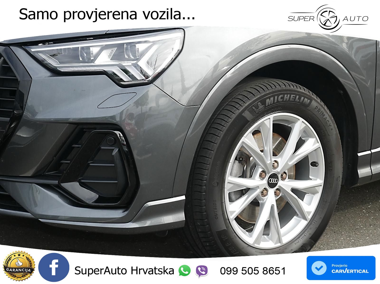 Audi Q3 45 TFSI (245 KS) quattro S tronic 2x S line LED+GR SJED+ACC