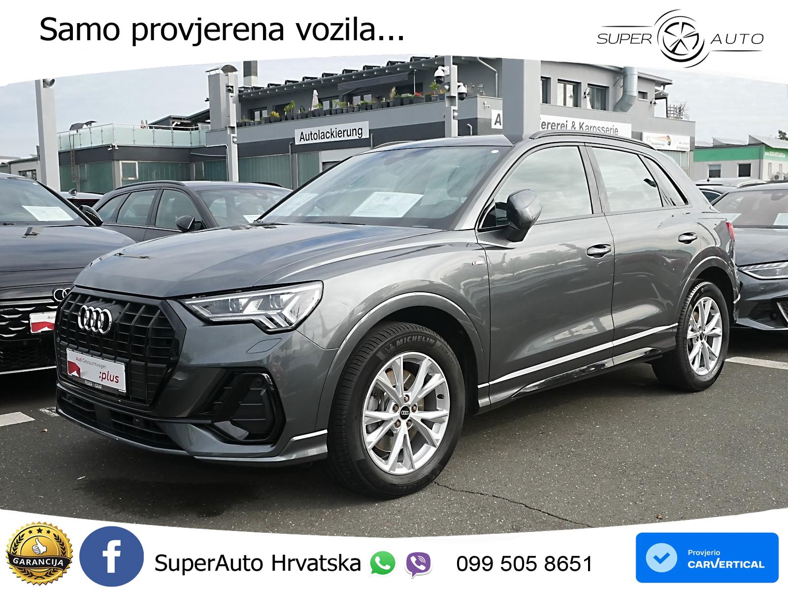 Audi Q3 45 TFSI (245 KS) quattro S tronic 2x S line LED+GR SJED+ACC