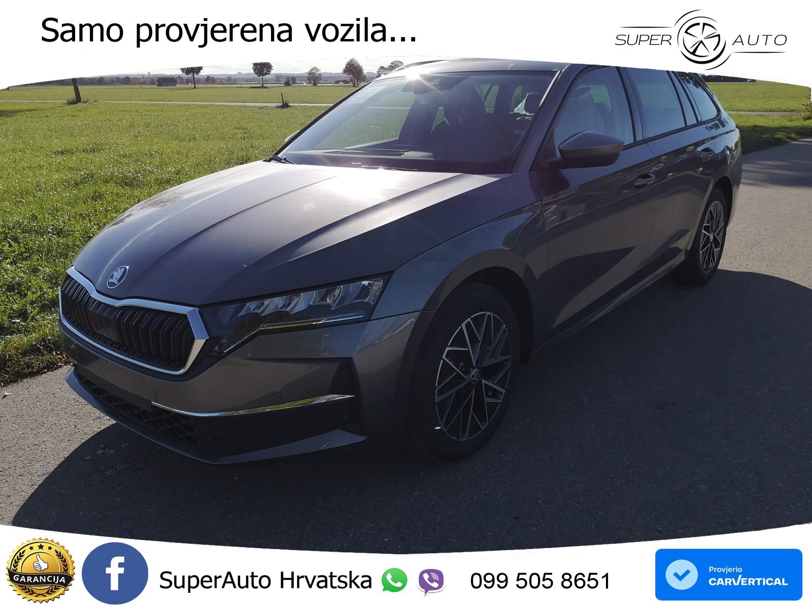 Škoda Octavia Combi 2.0 TDI (150 KS) DSG Selection LED+GR SJED+ACC