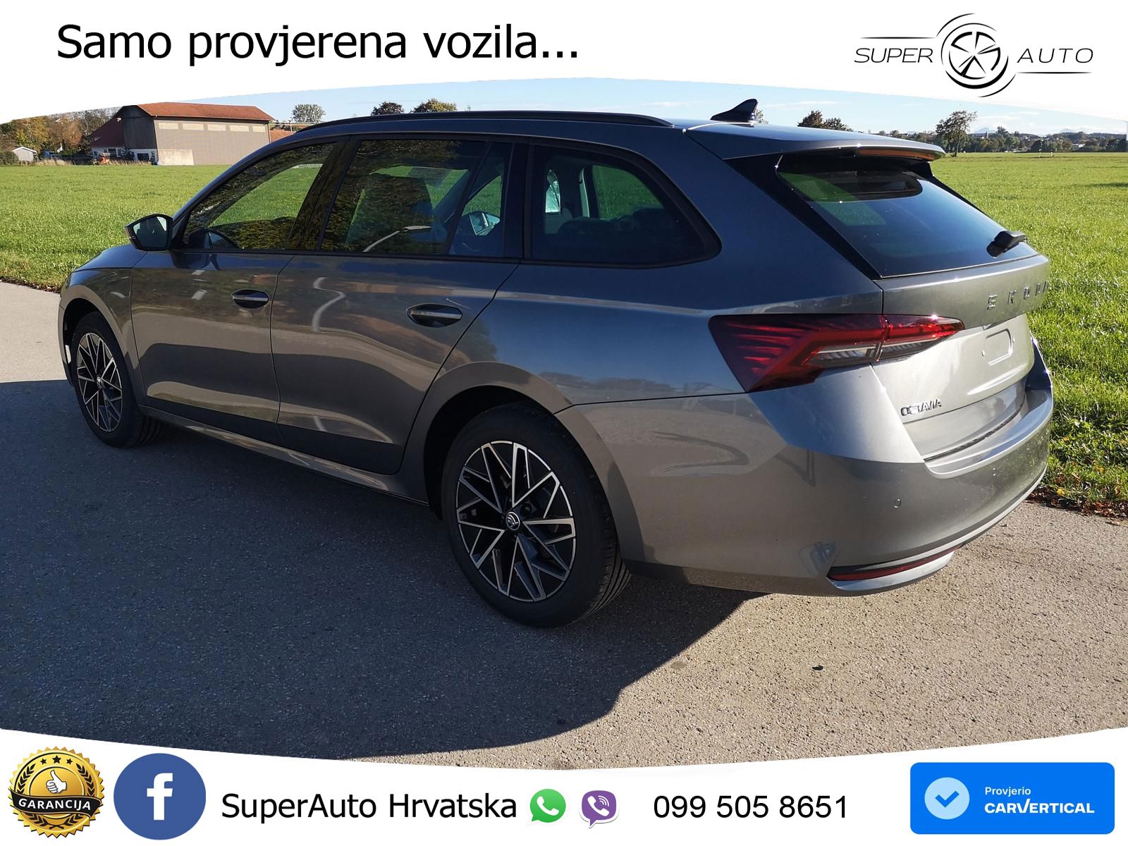 Škoda Octavia Combi 2.0 TDI (150 KS) DSG Selection LED+GR SJED+ACC