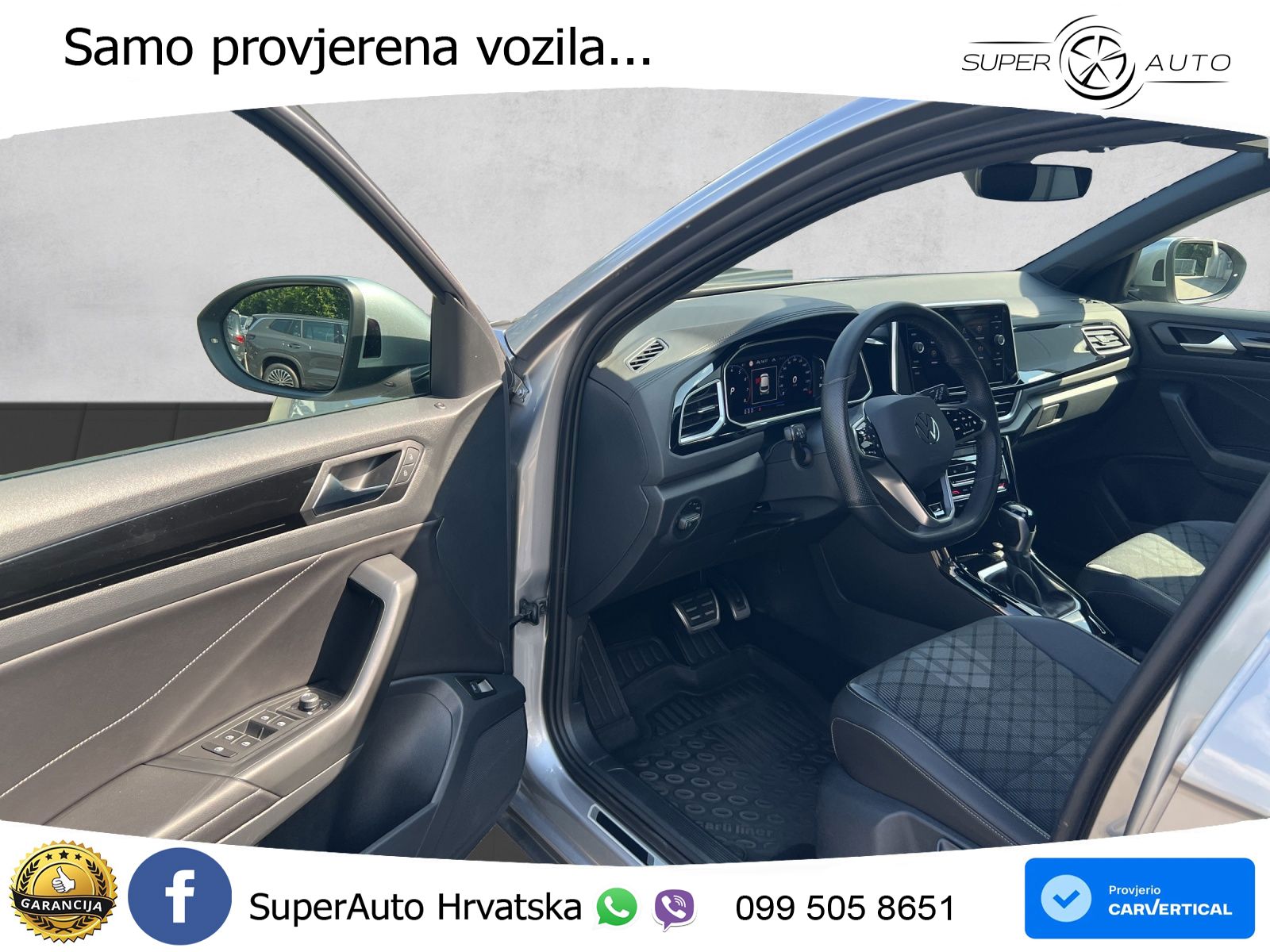 Volkswagen T-Roc 1.5 TSI (150 KS) DSG R-Line LED+GR SJED+ACC