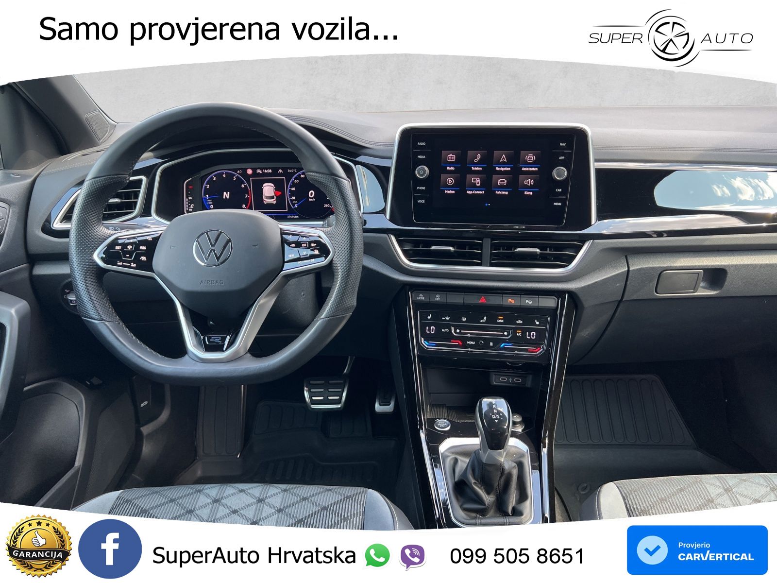 Volkswagen T-Roc 1.5 TSI (150 KS) DSG R-Line LED+GR SJED+ACC