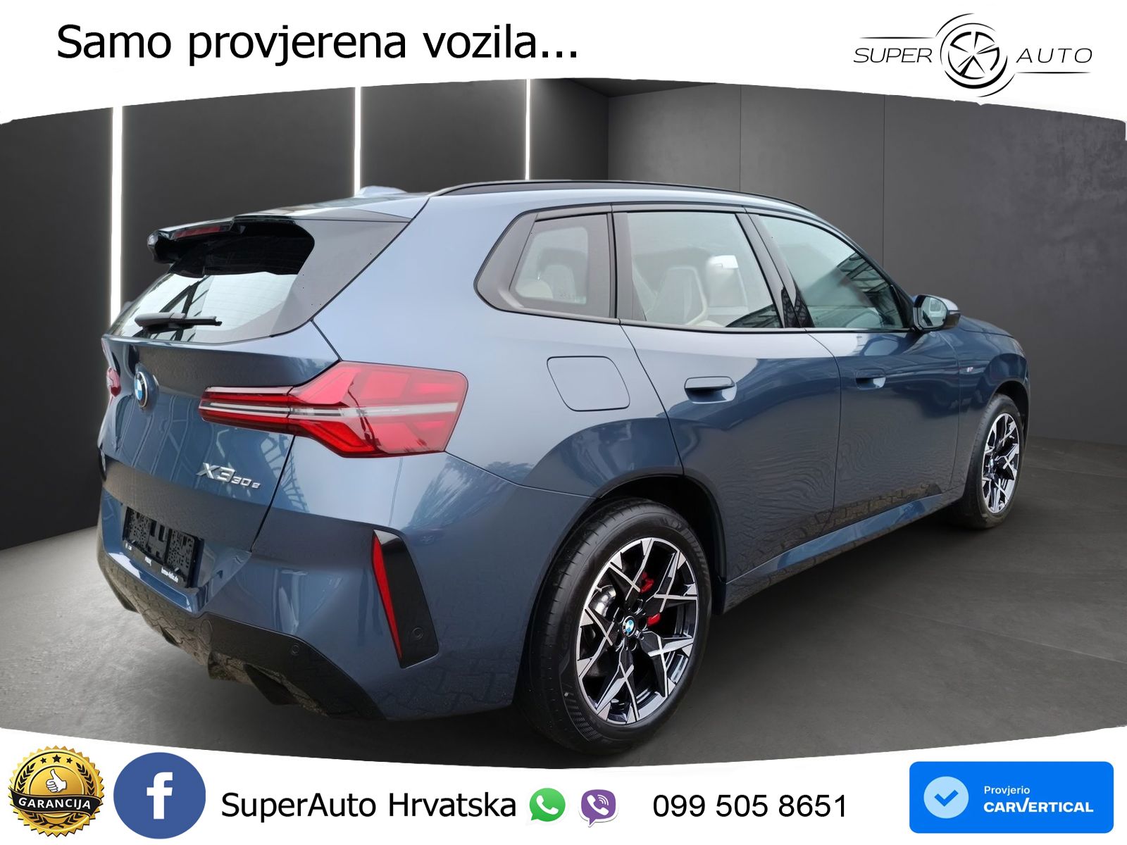 BMW X3 30e xDrive Steptronic M Sport LED+GR SJED+ACC