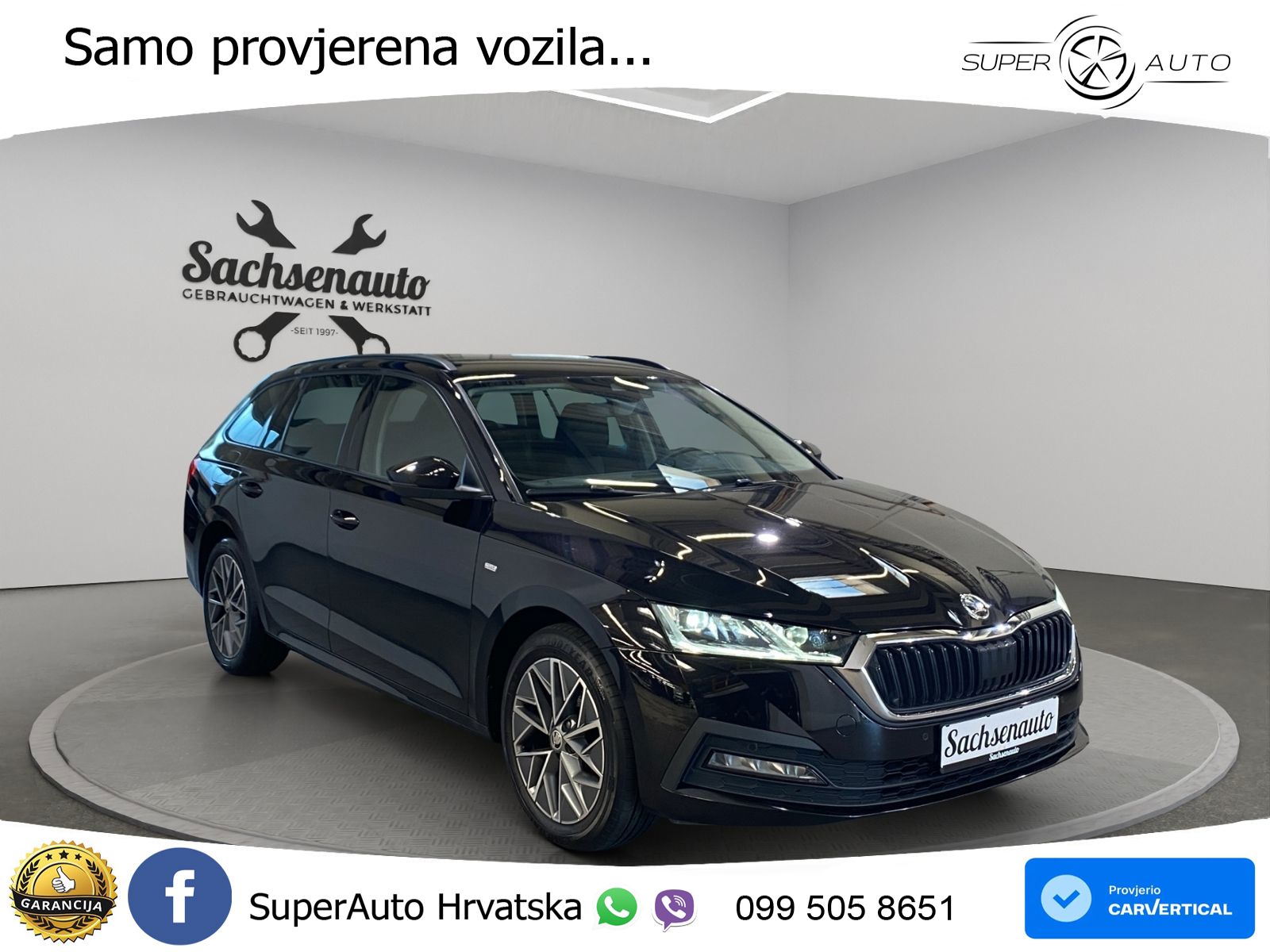 Škoda Octavia Combi 2.0 TDI (150 KS) DSG LED+GR SJED+ACC