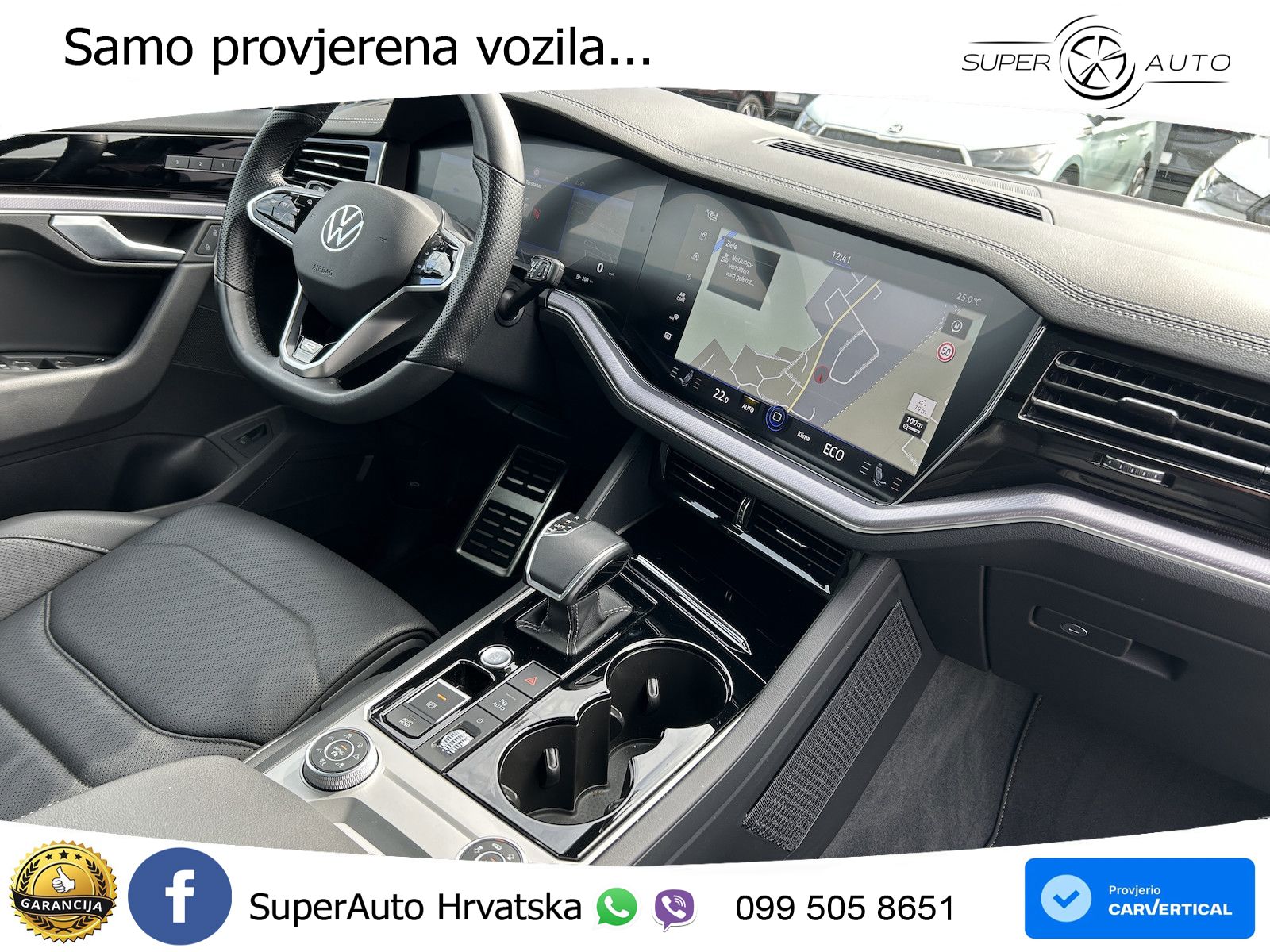 Volkswagen Touareg 3.0 V6 TDI (286 KS) 4MOTION Tiptronic R-Line ZRAČNI+ACC+GR SJED+KAM+PANO