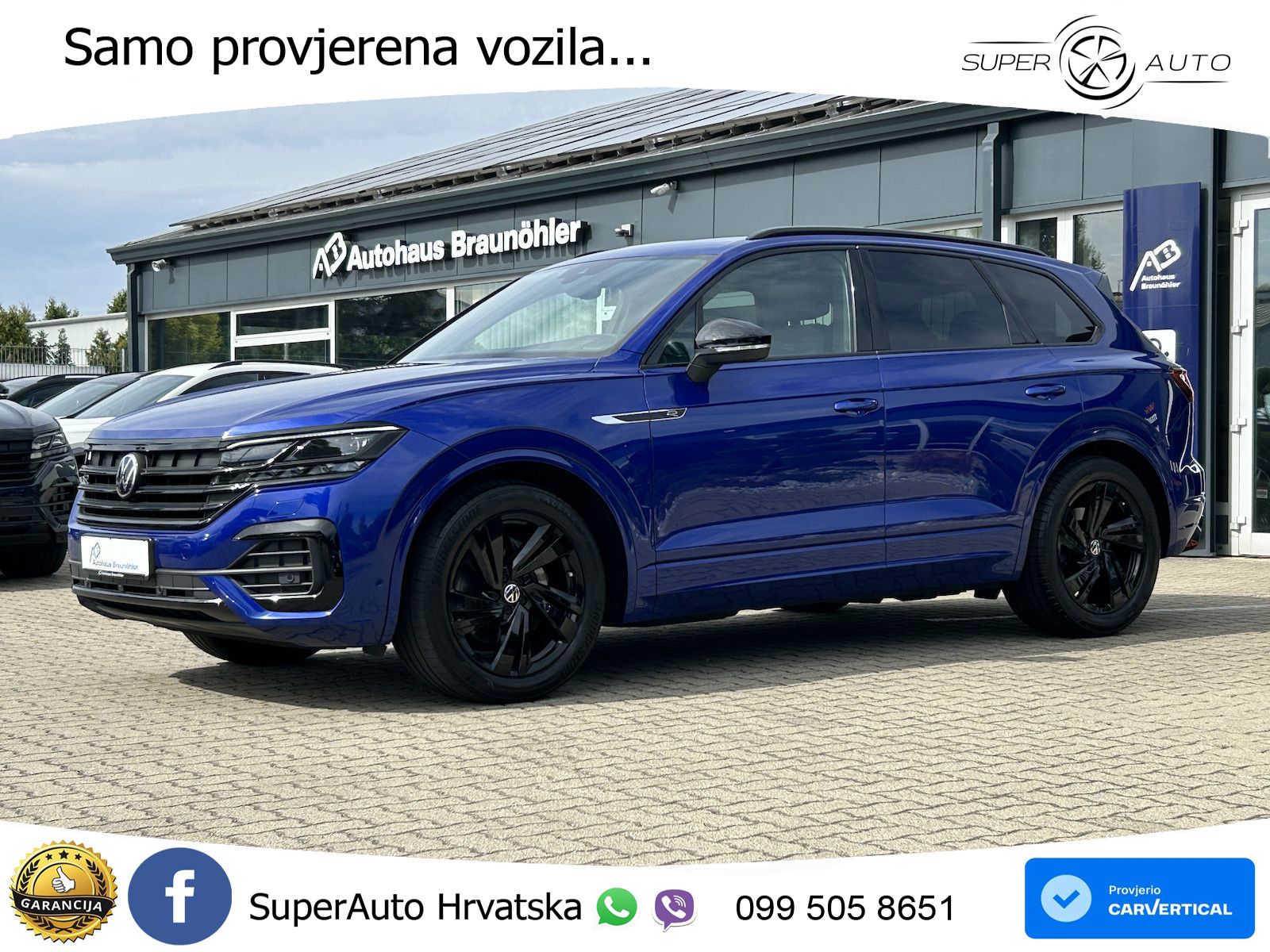 Volkswagen Touareg 3.0 V6 TDI (286 KS) 4MOTION Tiptronic R-Line ZRAČNI+ACC+GR SJED+KAM+PANO