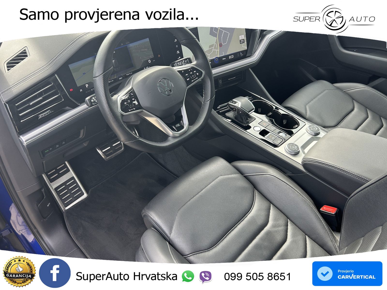 Volkswagen Touareg 3.0 V6 TDI (286 KS) 4MOTION Tiptronic R-Line ZRAČNI+ACC+GR SJED+KAM+PANO