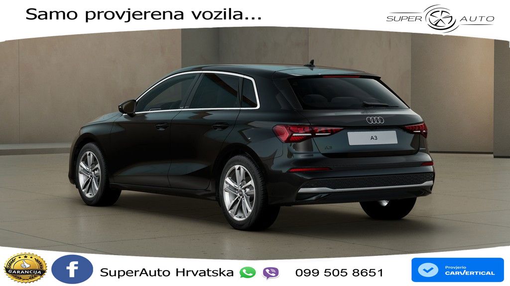 Audi A3 30 TFSI (116 KS)  S tronic advanced LED+GR SJED+ACC
