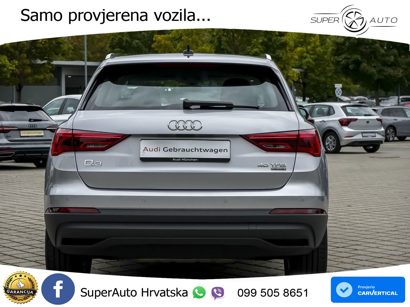 Audi Q3 40 TFSI (190 KS) quattro S tronic LED+GR SJED+ACC