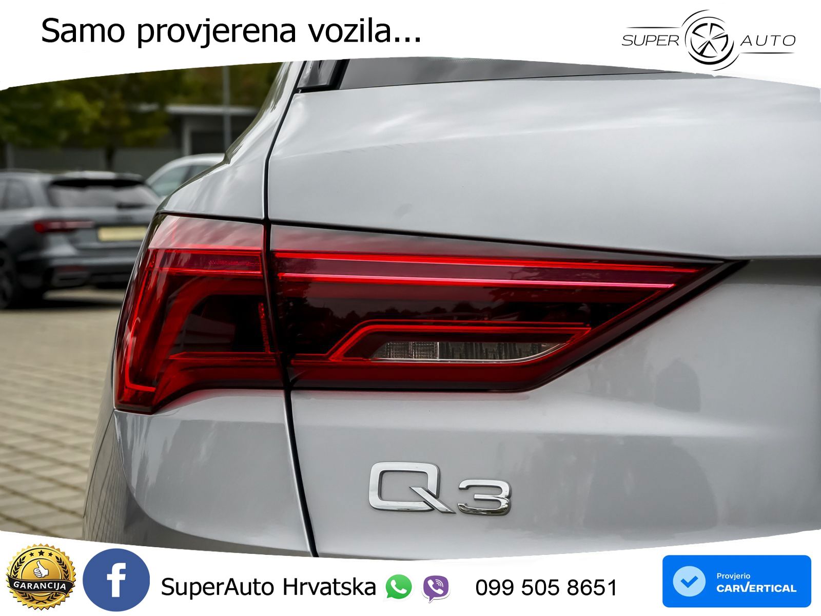 Audi Q3 40 TFSI (190 KS) quattro S tronic LED+GR SJED+ACC