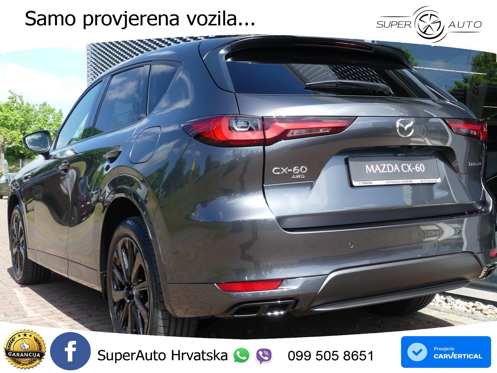 Mazda CX-60 2.5 e-Skyactiv (328 KS) AWD Automatic MATRIX+GR SJED+KAM