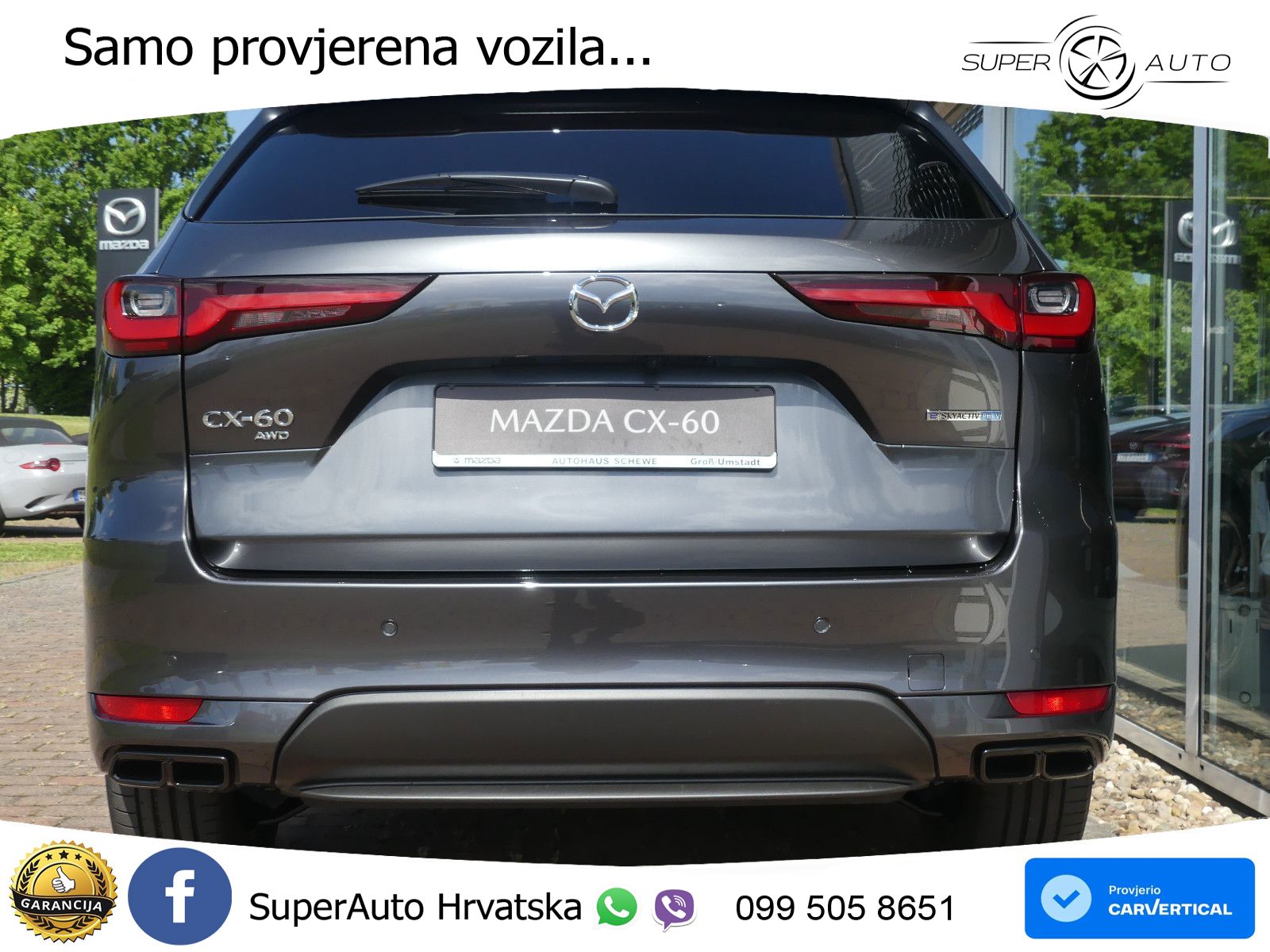 Mazda CX-60 2.5 e-Skyactiv (328 KS) AWD Automatic MATRIX+GR SJED+KAM