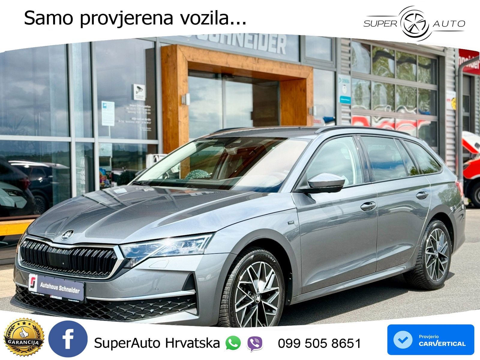 Škoda Octavia Combi 2.0 TDI (150 KS) DSG LED+GR SJED+ACC
