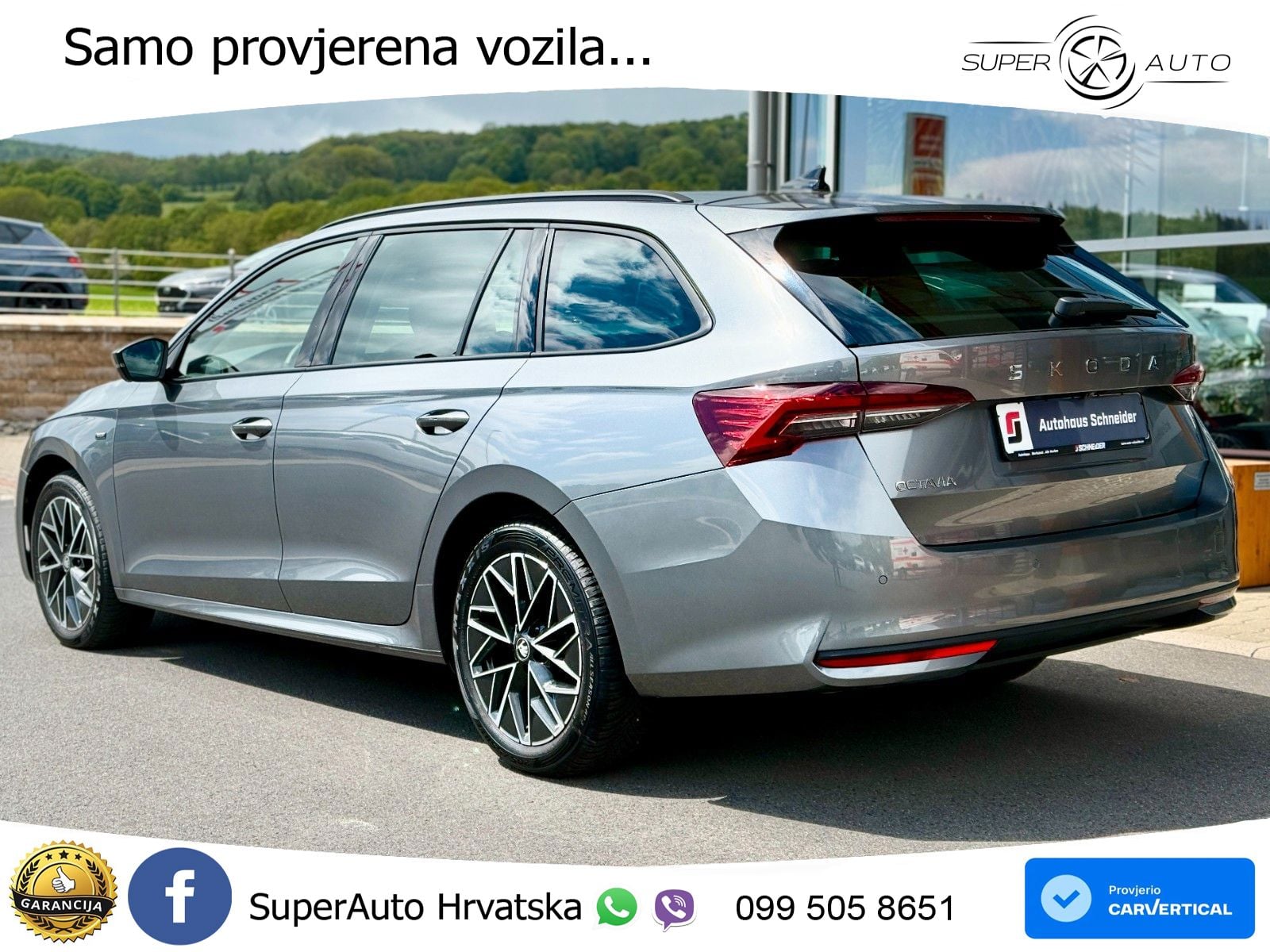 Škoda Octavia Combi 2.0 TDI (150 KS) DSG LED+GR SJED+ACC