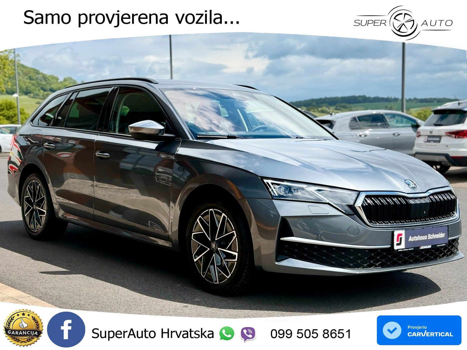 Škoda Octavia Combi 2.0 TDI (150 KS) DSG LED+GR SJED+ACC