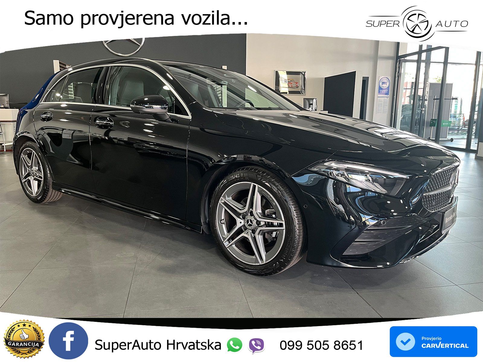 Mercedes-Benz A 200d 8G-DCT AMG LED+GR SJED+ACC