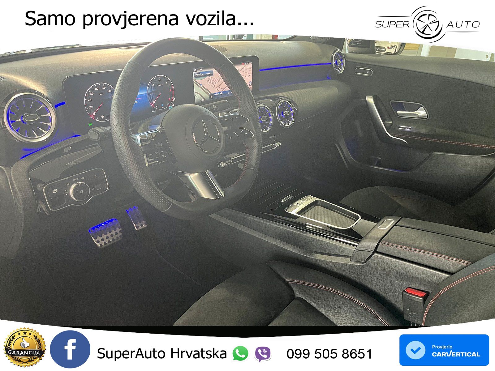 Mercedes-Benz A 200d 8G-DCT AMG LED+GR SJED+ACC