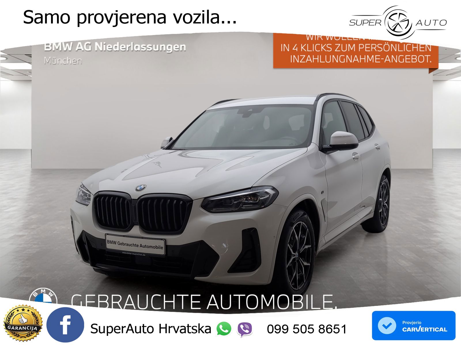 BMW X3 20d xDrive Steptronic M Sport LED+GR SJED+ACC