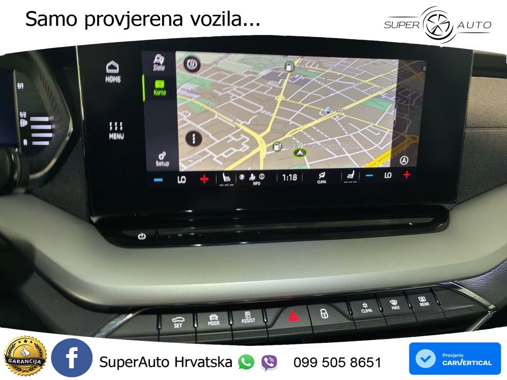 Škoda Octavia Combi 2.0 TDI (150 KS) DSG MATRIX+GR SJED+KAM
