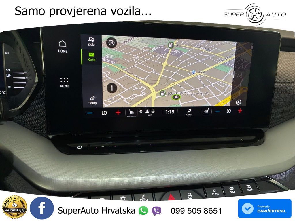 Škoda Octavia Combi 2.0 TDI (150 KS) DSG MATRIX+GR SJED+KAM