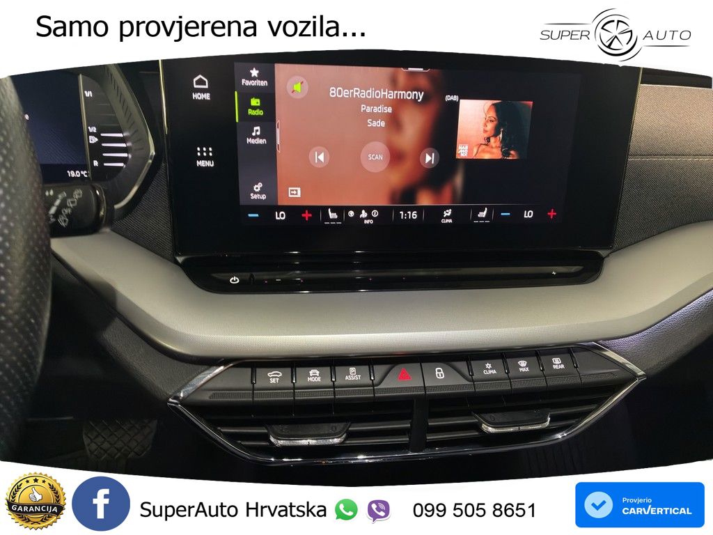 Škoda Octavia Combi 2.0 TDI (150 KS) DSG MATRIX+GR SJED+KAM