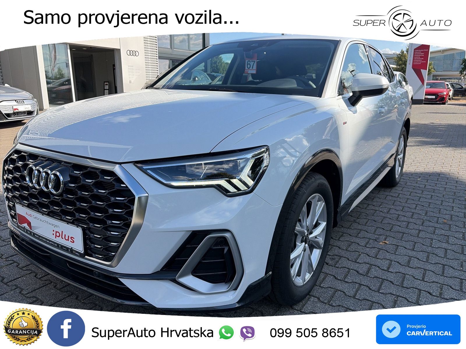 Audi Q3 II Sportback 35 TFSI (150 KS) S tronic S line LED+GR SJED+ACC