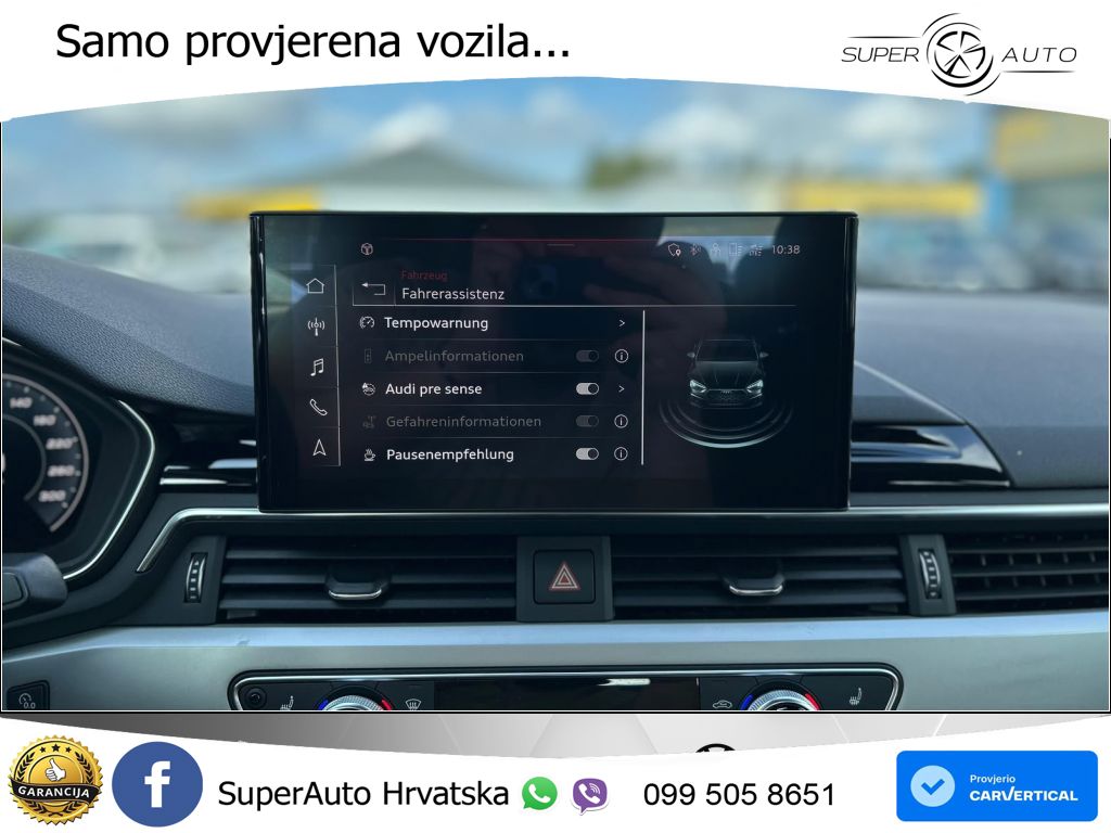 Audi A5 Sportback 40 TDI (190 KS) S tronic MATRIX+GR SJED+KAM