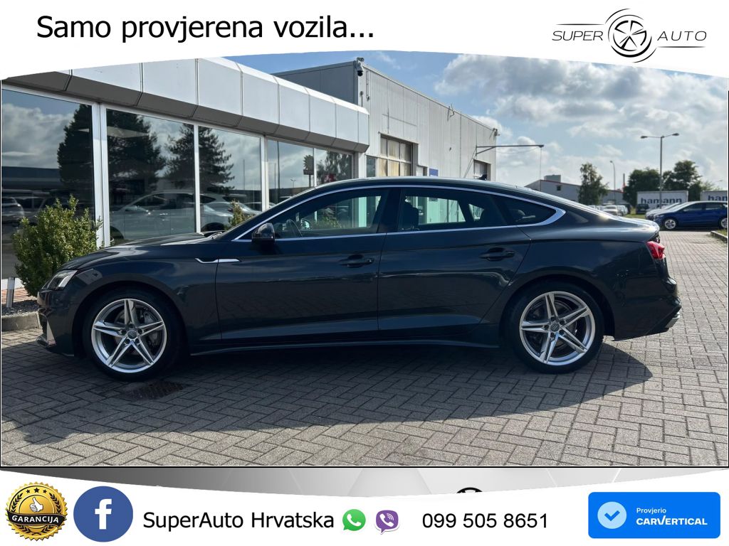 Audi A5 Sportback 40 TDI (190 KS) S tronic MATRIX+GR SJED+KAM