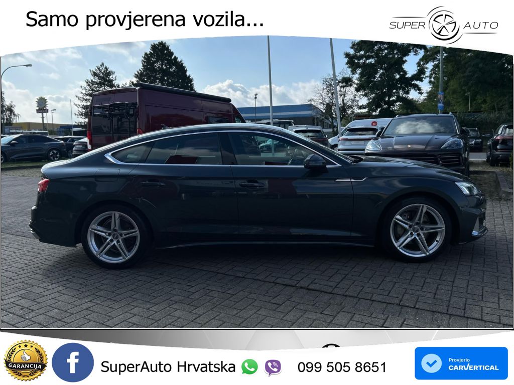 Audi A5 Sportback 40 TDI (190 KS) S tronic MATRIX+GR SJED+KAM