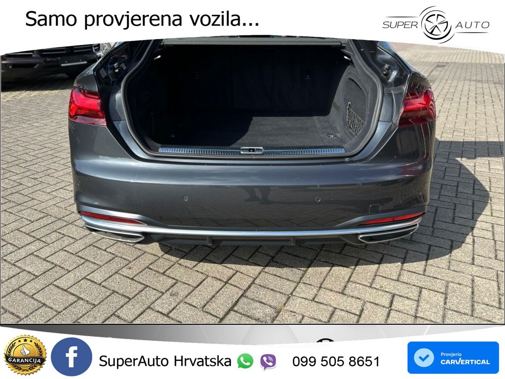 Audi A5 Sportback 40 TDI (190 KS) S tronic MATRIX+GR SJED+KAM
