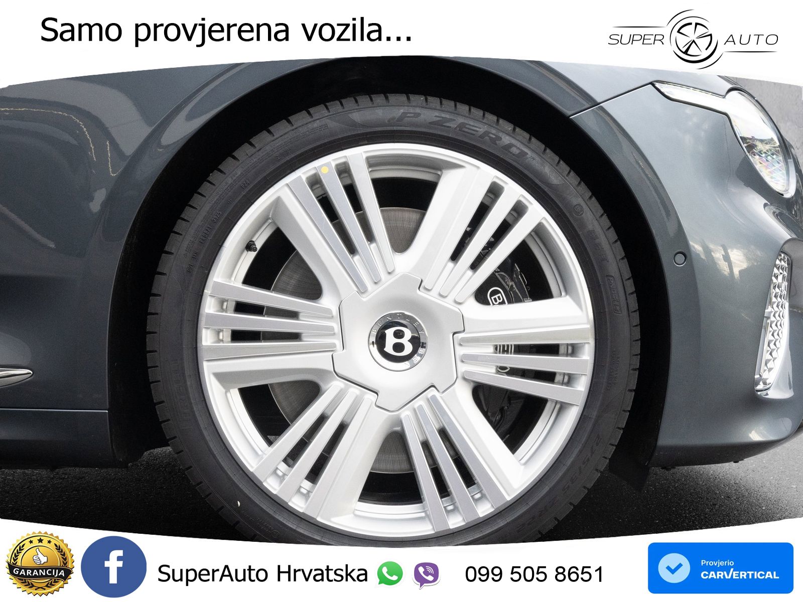 Bentley Continental GT IV 4.0 V8 TFSi (680 KS) AWD DCT ZRAČNI+ACC+GR SJED+KAM+PANO