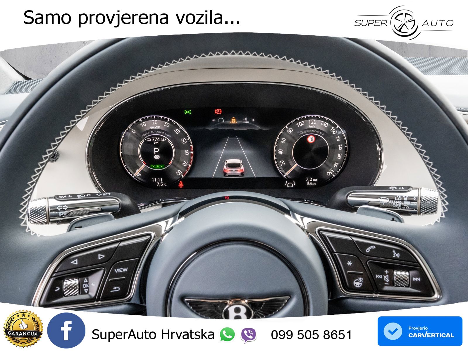 Bentley Continental GT IV 4.0 V8 TFSi (680 KS) AWD DCT ZRAČNI+ACC+GR SJED+KAM+PANO